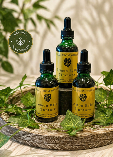 Lemon Balm Tincture 2oz Glass Bottle